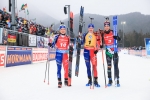 Coupe du monde de Biathlon, départ de la 6ème étape en Italie