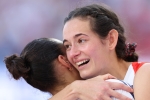 Solène Gicquel et Nawal Meniker sont en finale du saut en  hauteur à Budapest