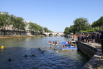 La Seine polluée, le triathlon reporté à mercredi