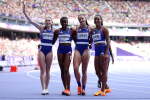 Les bleues au pied du podium