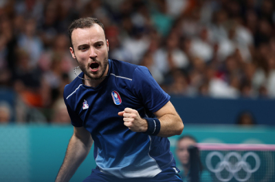 Simon Gauzy renverse Lin Gaoyuan