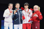 Sandrine Martinet médaillée d'argent en -48kg