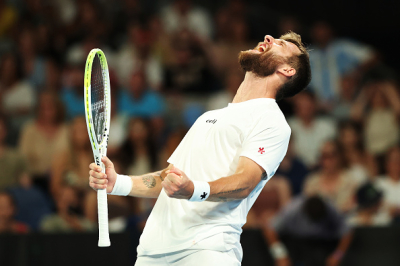 Corentin Moutet en quart de finale