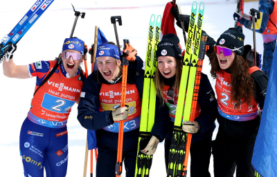 De l'or, encore de l'or pour le relais féminin français