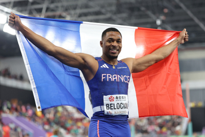 Wilhem Belocian décroche l'argent sur 60m haies