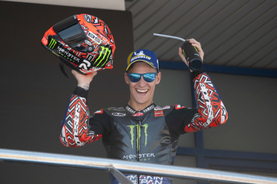 Fabio Quartararo sur le podium