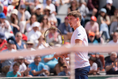 Ugo Blanchet tient son premier succès en Grand Chelem