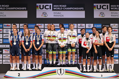 Une belle médaille d'argent pour le relais mixte