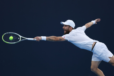 Corentin Moutet stoppé par Lorenzo Musetti