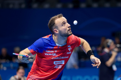 Simon Gauzy fait tomber Hugo Calderano