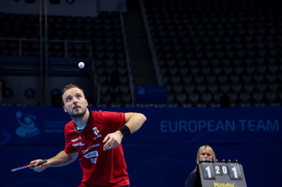 Simon Gauzy attend Félix Lebrun