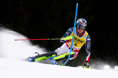 Clément Noël prend la deuxième place du slalom