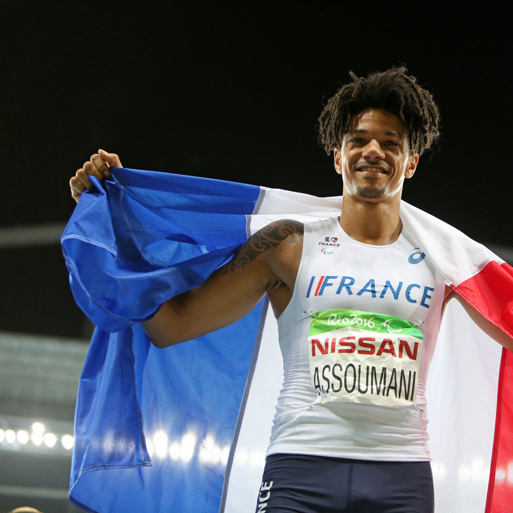 Arnaud Assoumani, athlète handisport français de l'équipe de France