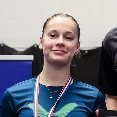 Elsa Jacob, badiste française de l'équipe de France