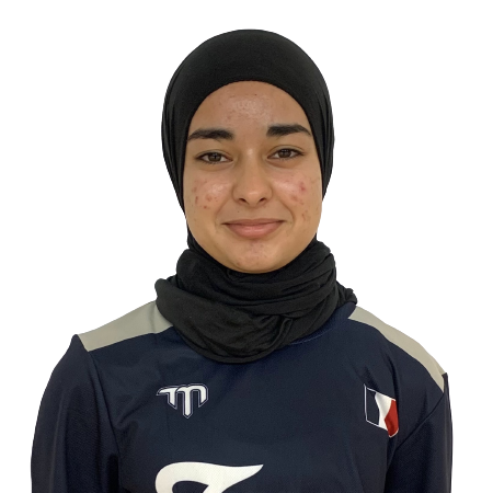 Amina Taleb, baseballeuse de l'équipe de France