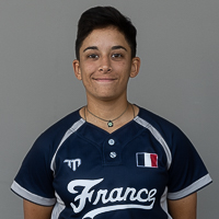 Léna Sellam, baseballeuse de l'équipe de France