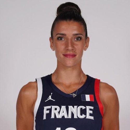 Laëtitia Guapo, basketteuse de l'équipe de France