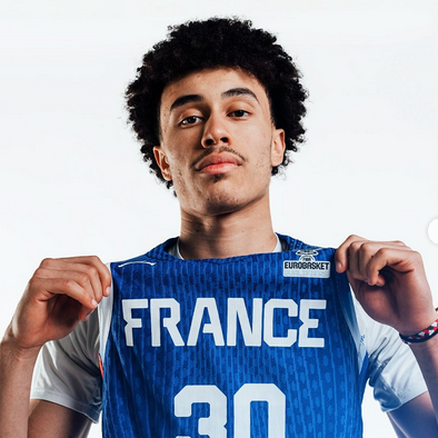 Nolan Traore, basketteur de l'équipe de France