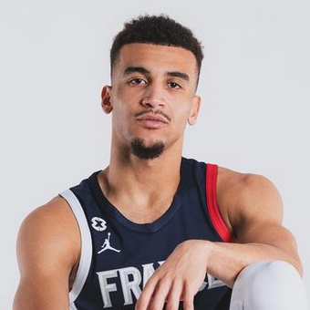 Paul Djoko, basketteur de l'équipe de France