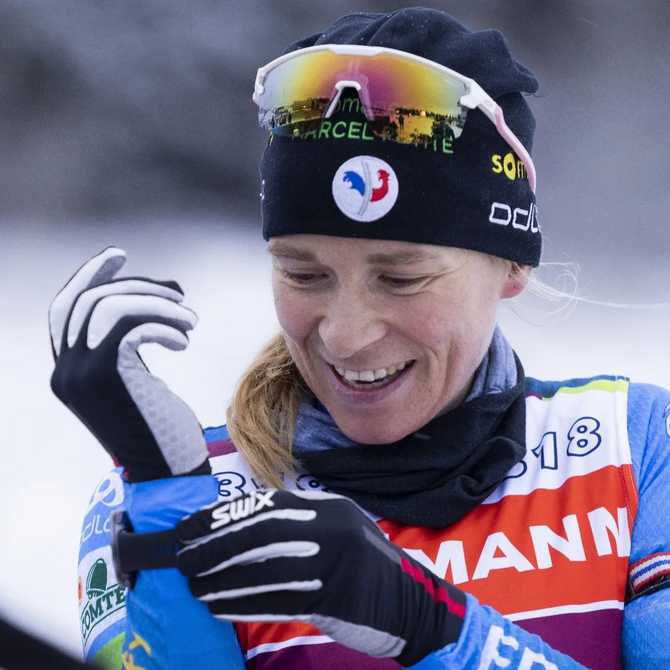 Anaïs Bescond, biathlète française de l'équipe de France