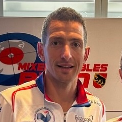 Wilfrid Coulot, curleur de l'équipe de France