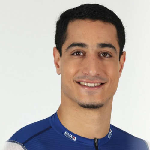 Rayan Helal, cycliste français de l'équipe de France