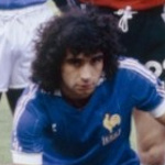 Dominique Rocheteau, footballeur de l'équipe de France