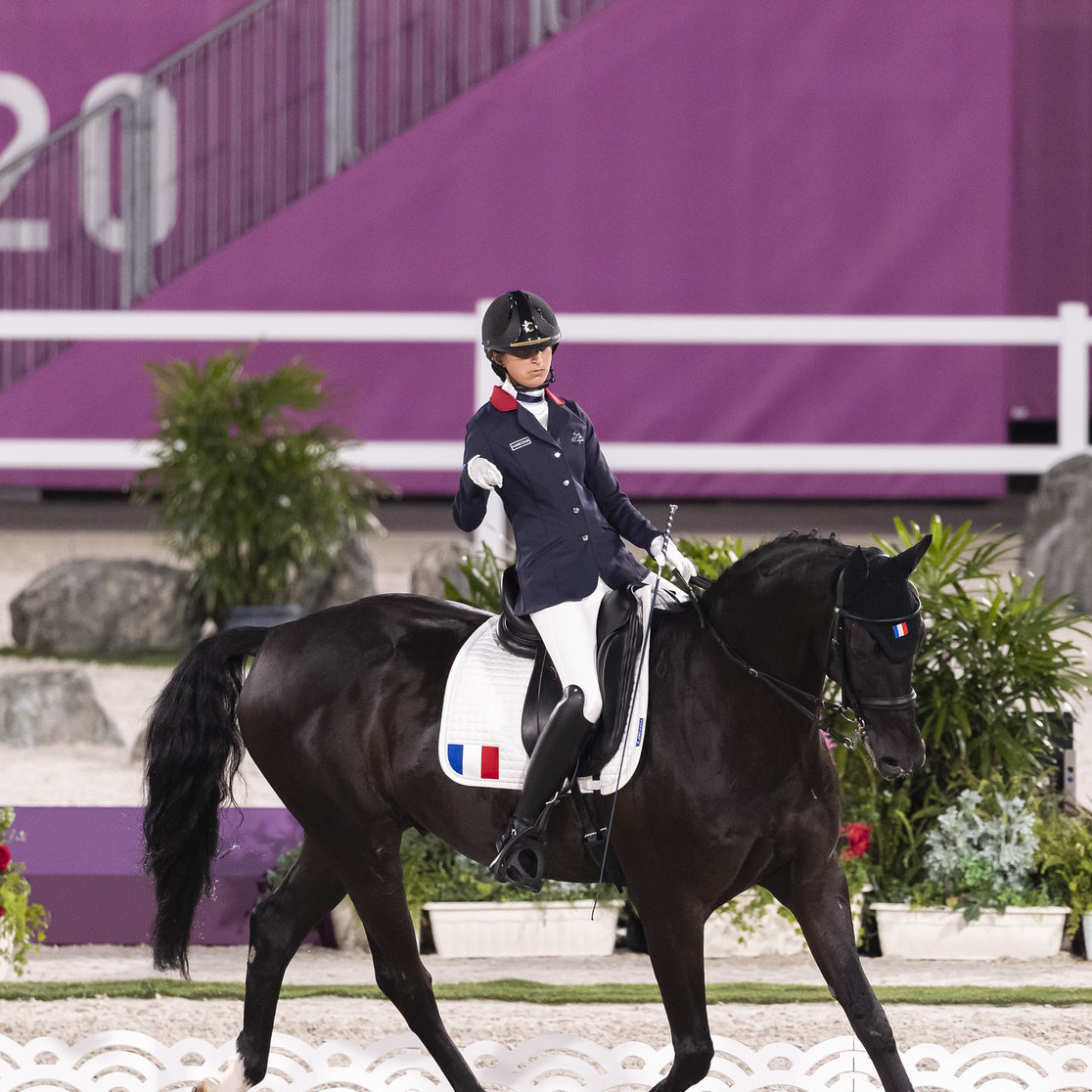 Chiara Zenati, cavalière française de l'équipe de France