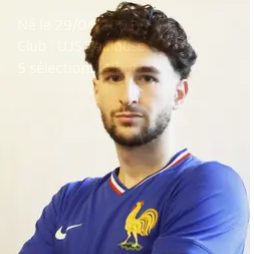 Matthieu Faupin, footballeur de l'équipe de France