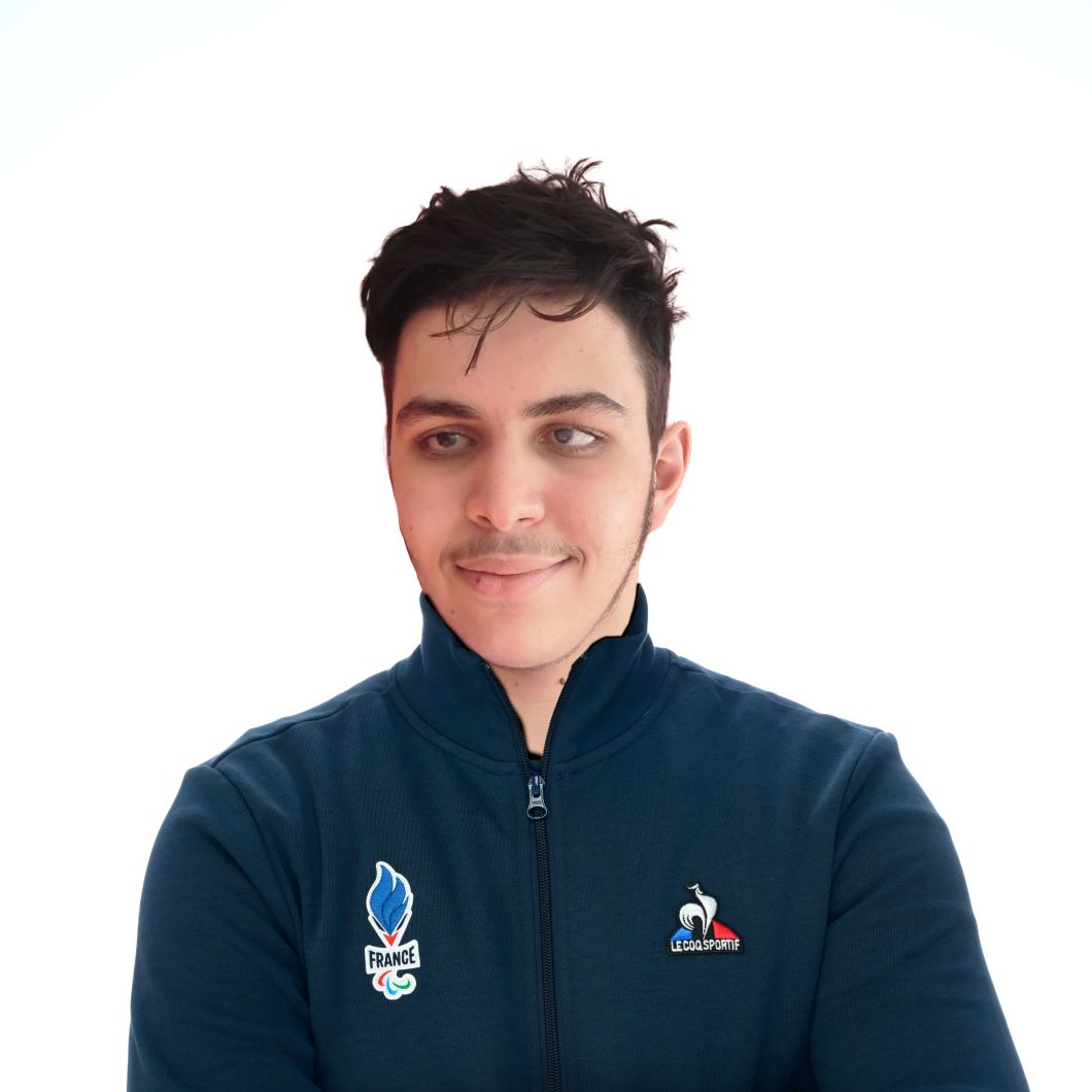 Elias Ouni, joueur de goalball de l'équipe de France