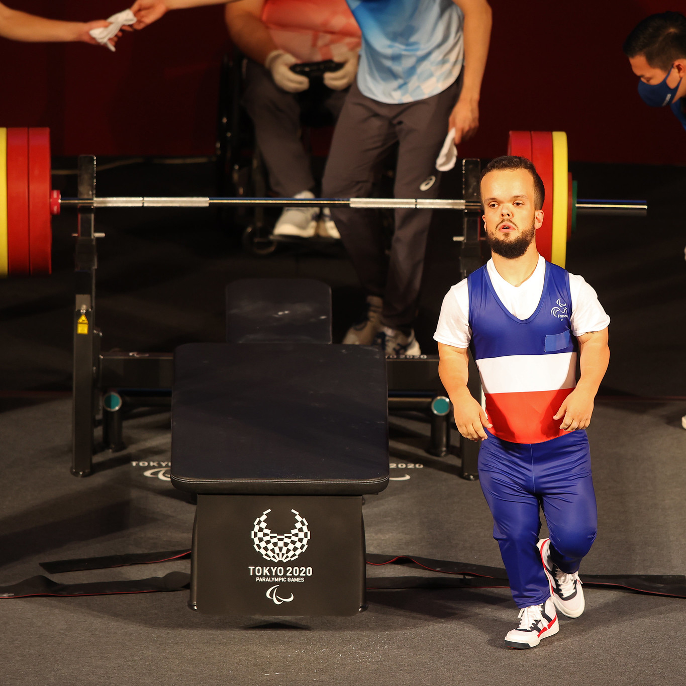 Axel Bourlon, haltérophile français de l'équipe de France