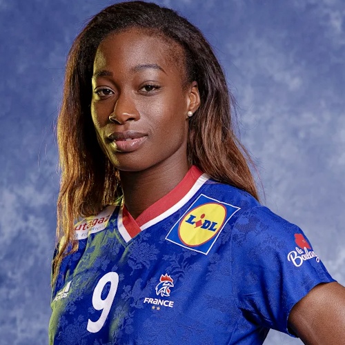 Astride N'Gouan, handballeuse de l'équipe de France