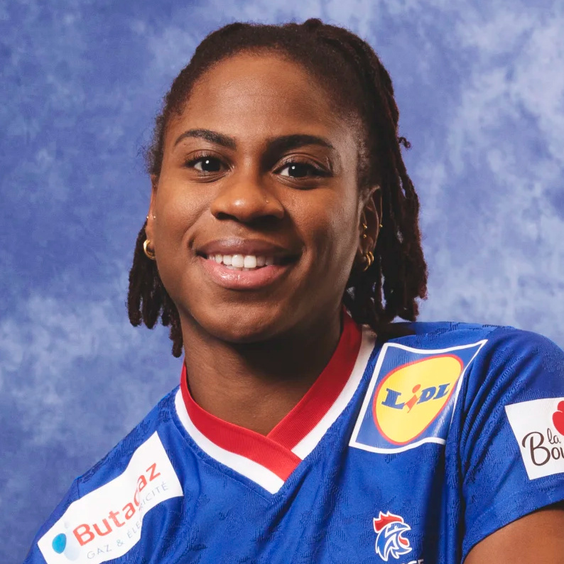 Coralie Lassource, handballeuse de l'équipe de France