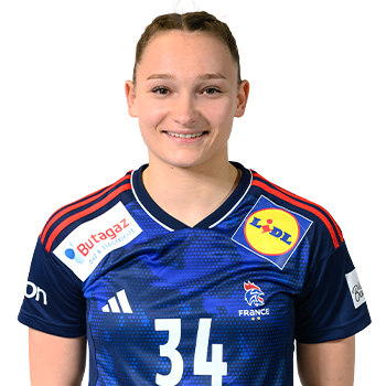 Léna Grandveau, handballeuse de l'équipe de France