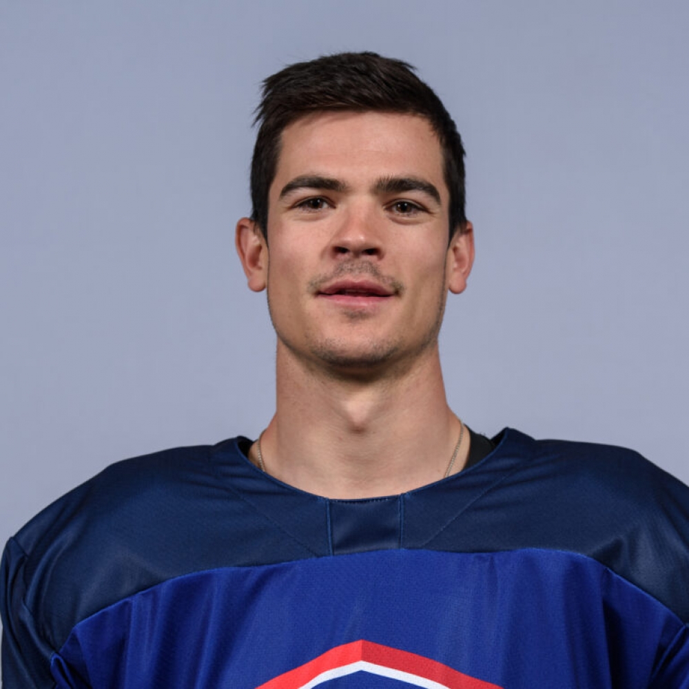 Jordann Perret, hockeyeur de l'équipe de France
