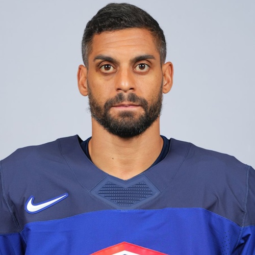 Pierre-Edouard Bellemare, hockeyeur de l'équipe de France