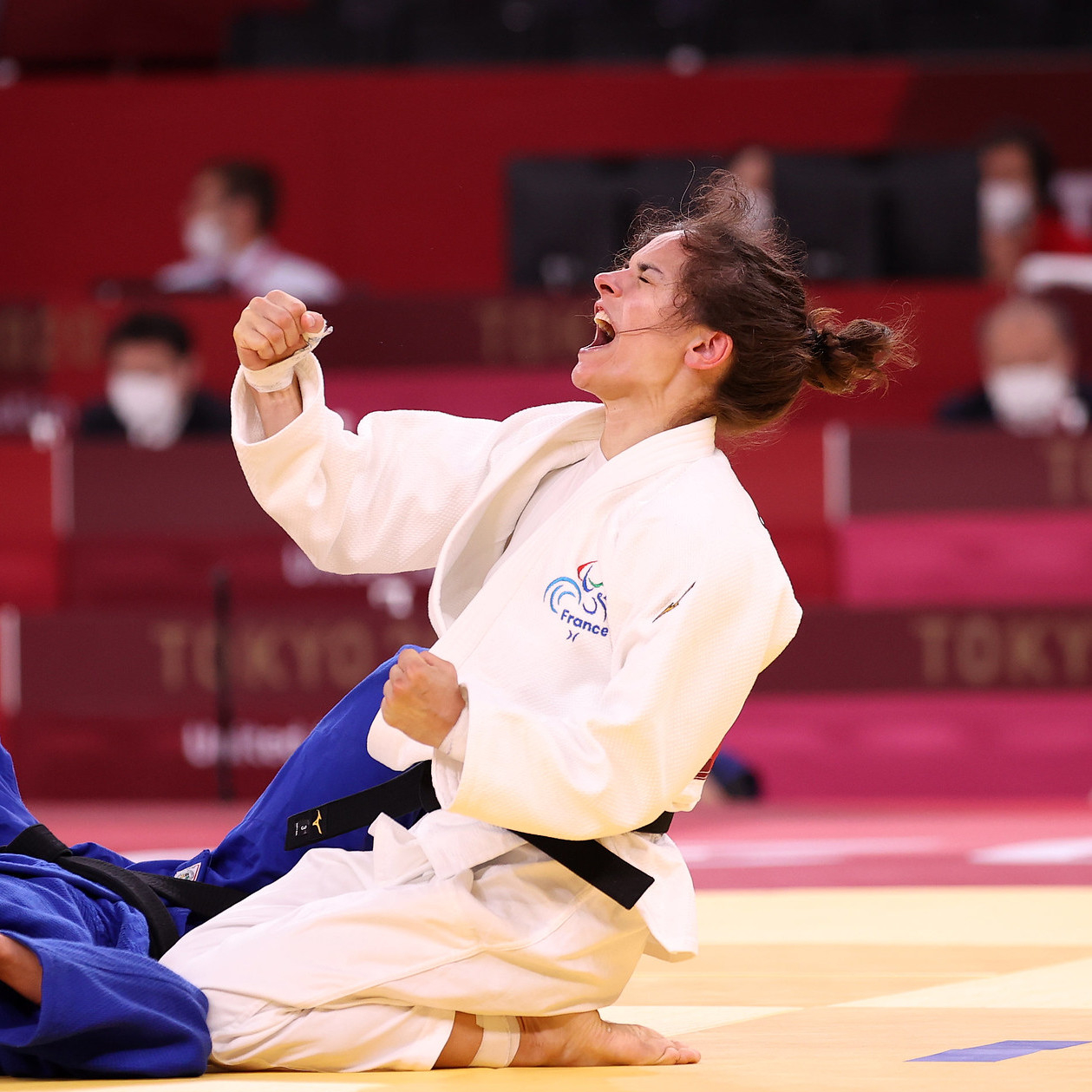 Sandrine Martinet, judoka française de l'équipe de France