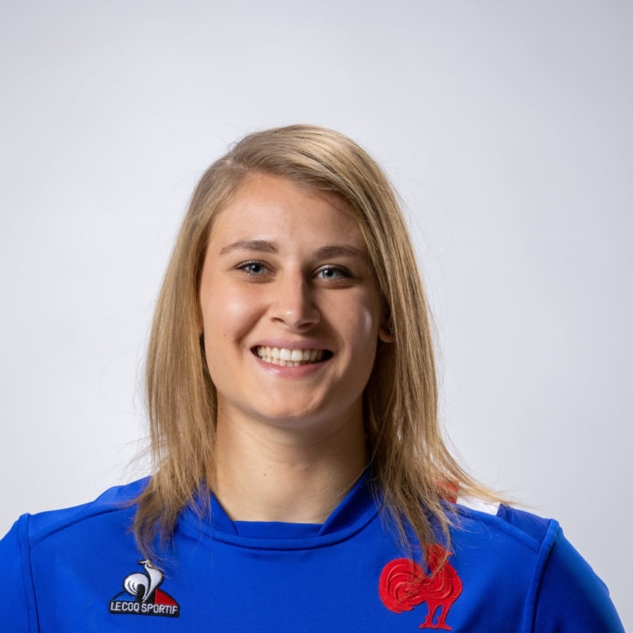Emeline Gros, rugbywoman de l'équipe de France