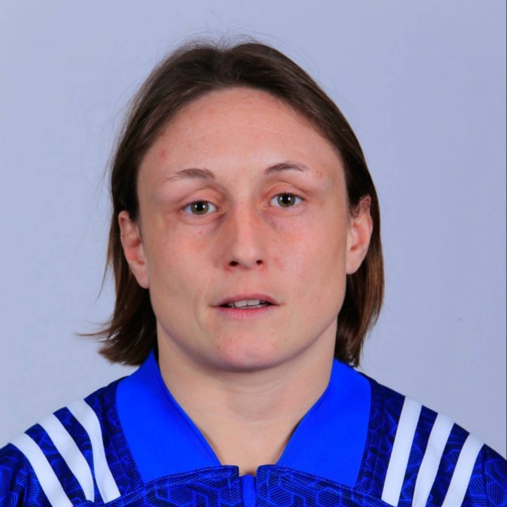Gaëlle Mignot, entraîneuse et rugbywoman de l'équipe de France