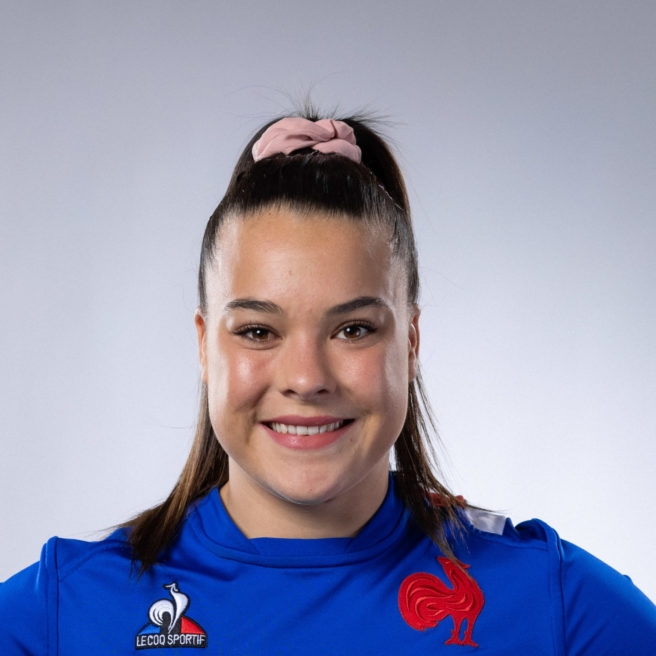 Léa Murie, rugbywoman de l'équipe de France