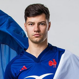 Léo Monin, rugbyman de l'équipe de France