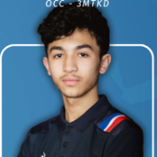 Amine Boukarnia, taekwondoïste français de l'équipe de France