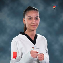 Dalya Rehani, taekwondoïste française de l'équipe de France