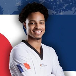 Lyve-Stone Célin, taekwondoïste français de l'équipe de France