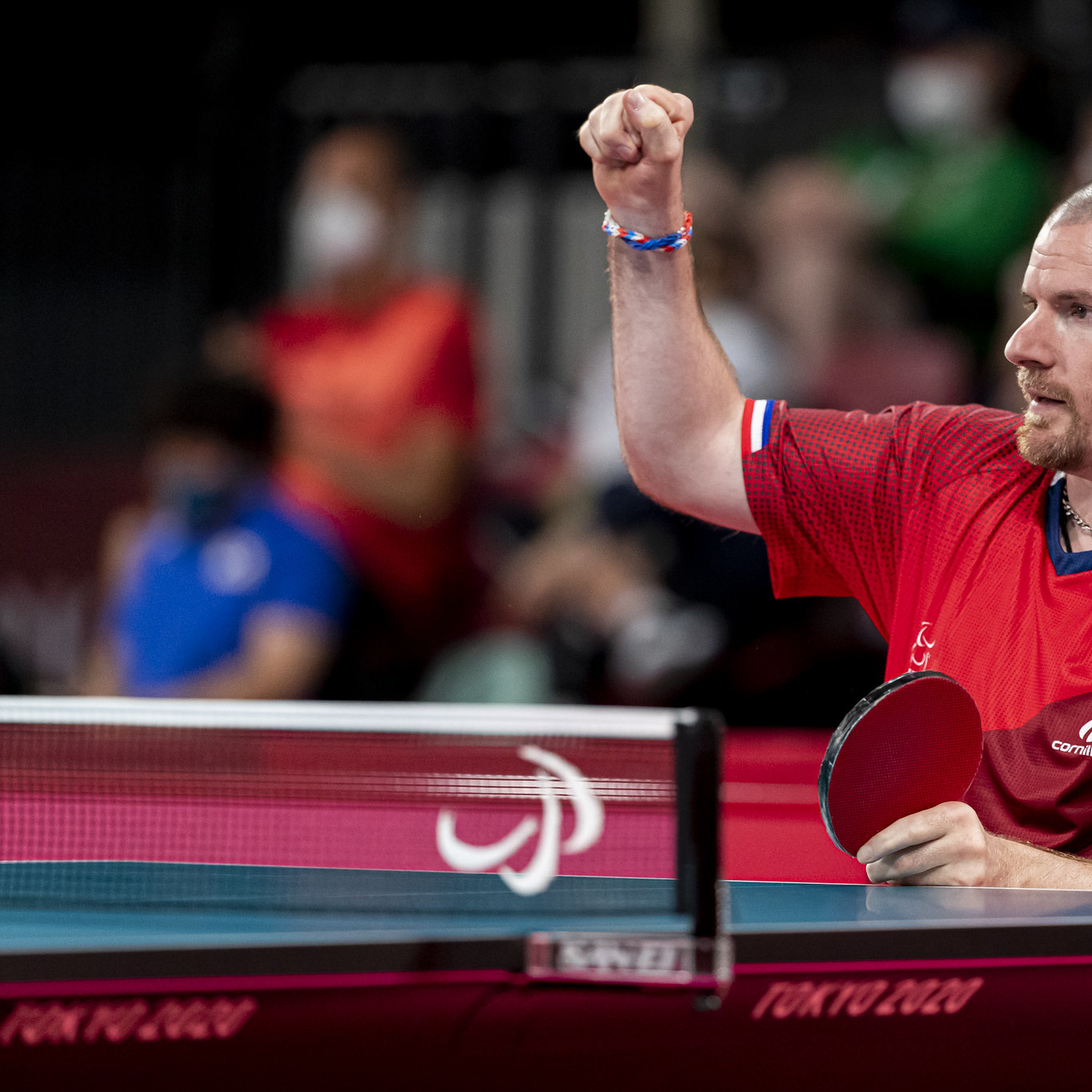 Florian Merrien, pongiste français de l'équipe de France