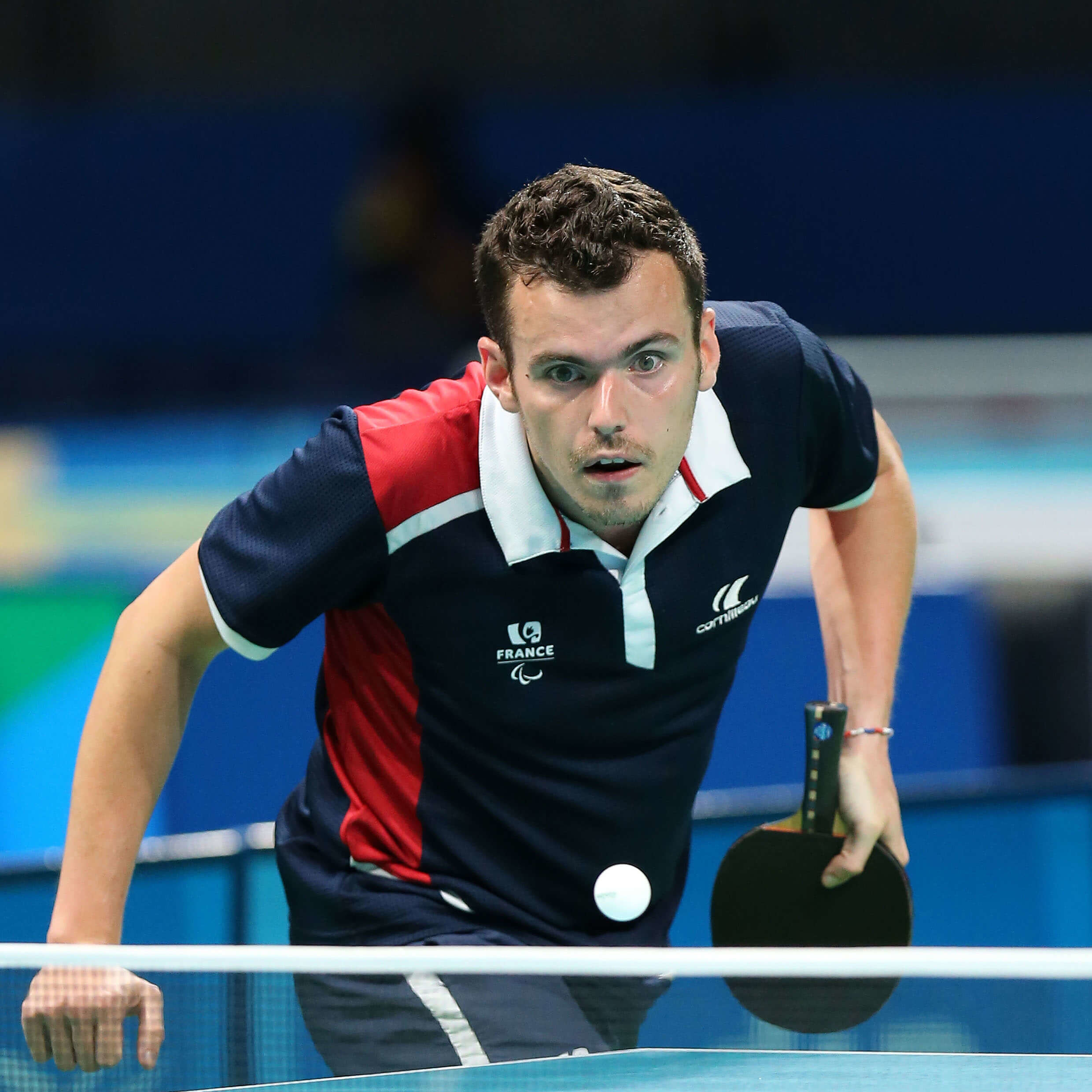 Kévin Dourbecker, pongiste français de l'équipe de France