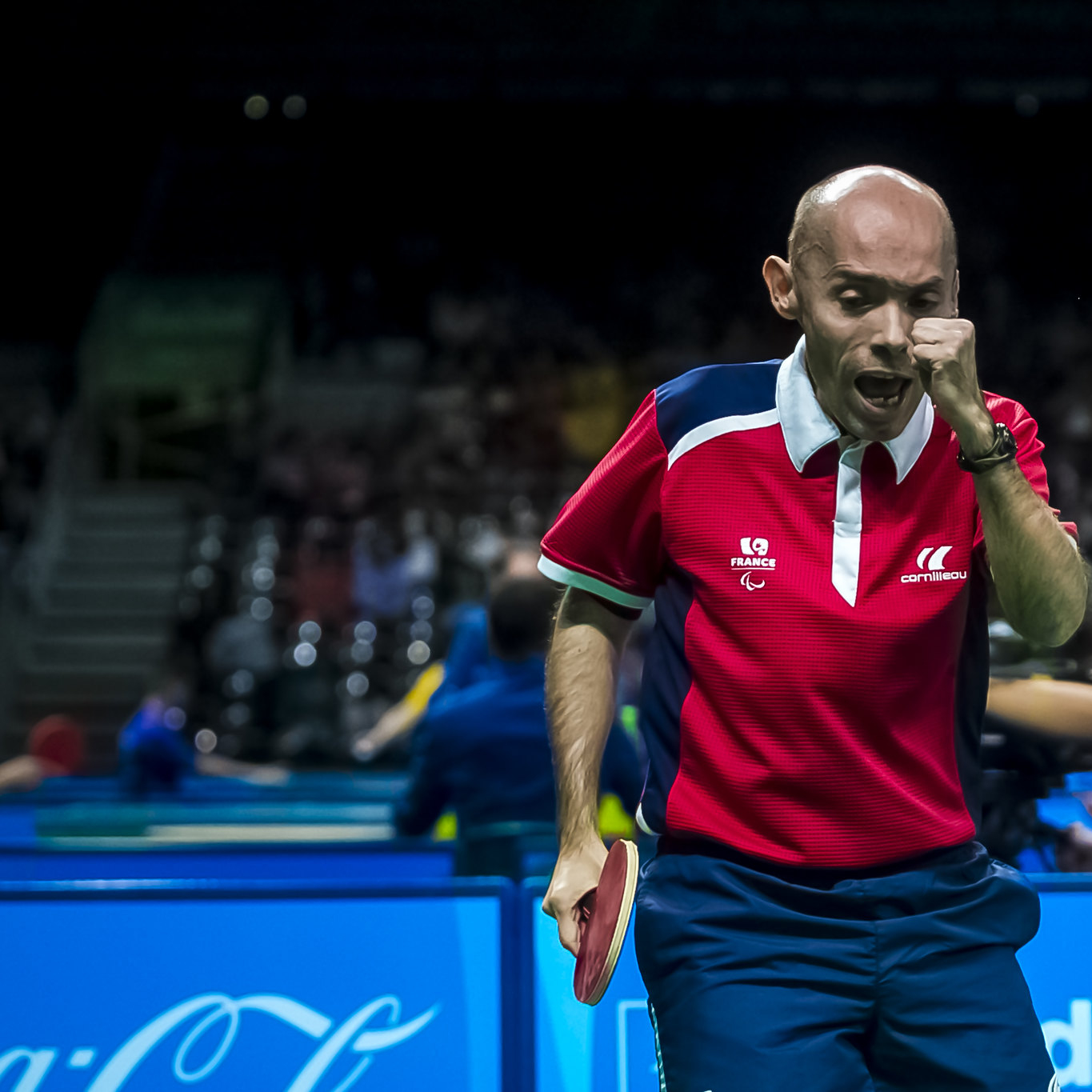 Stéphane Messi, pongiste français de l'équipe de France