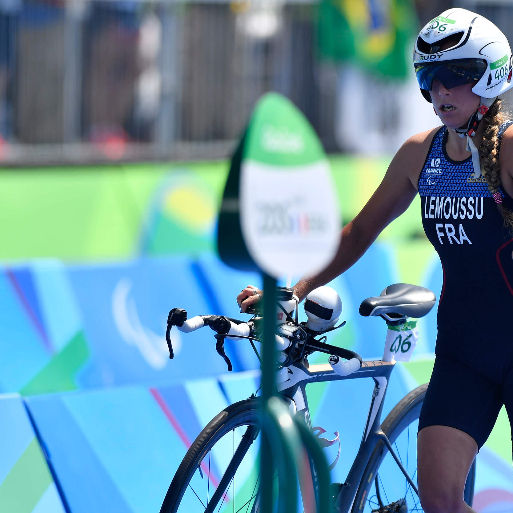 Gwladys Lemoussu, triathlète française de l'équipe de France