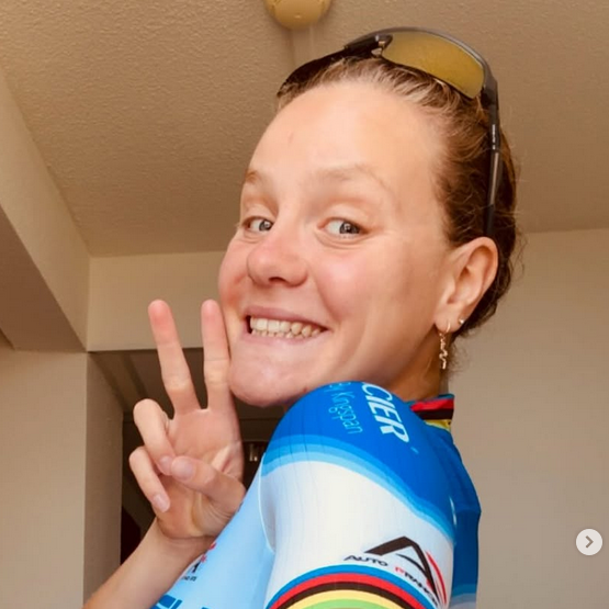 Ilona Hadhoum, triathlète française de l'équipe de France