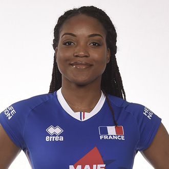 Léandra Olinga Andela, volleyeuse de l'équipe de France